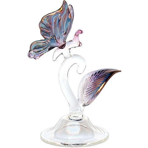だいており Prochaska Gallery Butterfly Bell Figurine Of Hand Blown Glass