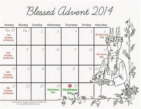 Only liquids may be taken between meals. Free Printable Catholic Advent Calendar 2020 : LiturgyTools.net: Catholic liturgical calendars ...