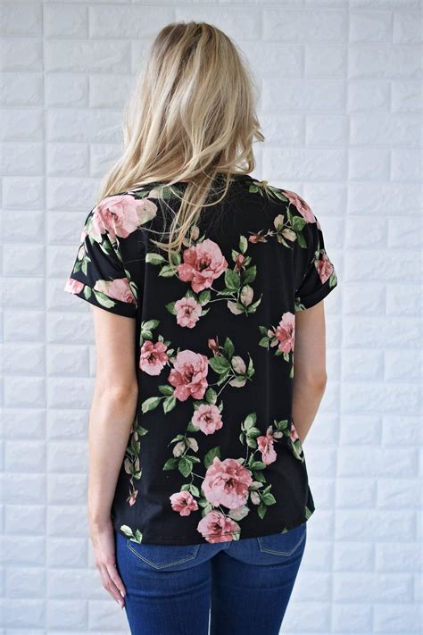 Romantic In Roses Floral Top The Pulse Boutique