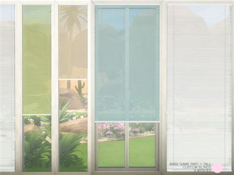 The Sims Resource Custom Blinds Tall By Dot Sims 4 Downloads