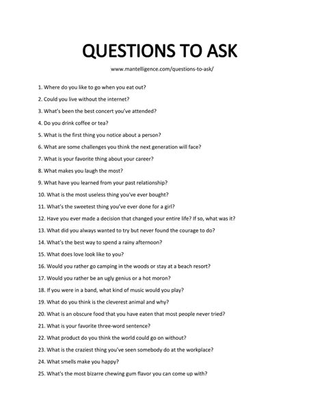 Questions To Ask On 21 Questions A Guy Quesotio