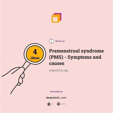 Premenstrual Syndrome Pms Symptoms And Causes Deepstash