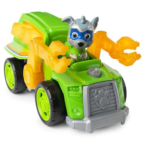 Paw Patrol Mighty Pups Super Paws Rockys Deluxe Vehicle With Lights And Sounds Toys R Us Canada