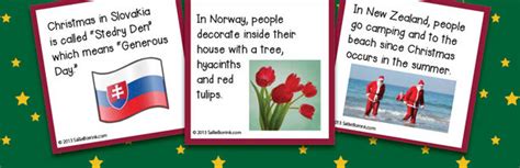 Christmas Around The World Fun Fact Cards