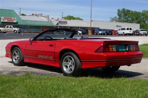 1988 Chevrolet Camaro Iroc Z28 Mint Convertible Priced To Sell