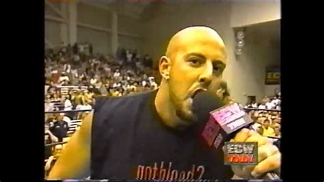 Justin Credible Sends A Message To Tommy Dreamer Ecw 2000 Youtube
