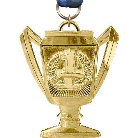 1st Place Bright Gold Trophy Cup Medal Trophy Depot