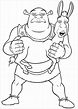 Dibujos para colorear: Shrek imprimible, gratis, para los niños y los ...