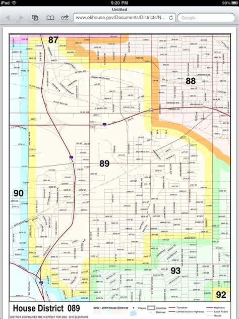 Map Of Oklahoma House District 89 Document Flickr