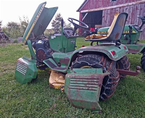 1978 John Deere 212 With 36 Deck And Tire Chains Weekend Freedom