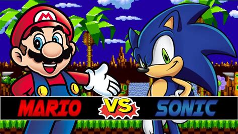 Mugen Mario Vs Sonic Super Mario Bros Vs Sonic The Hedgehog