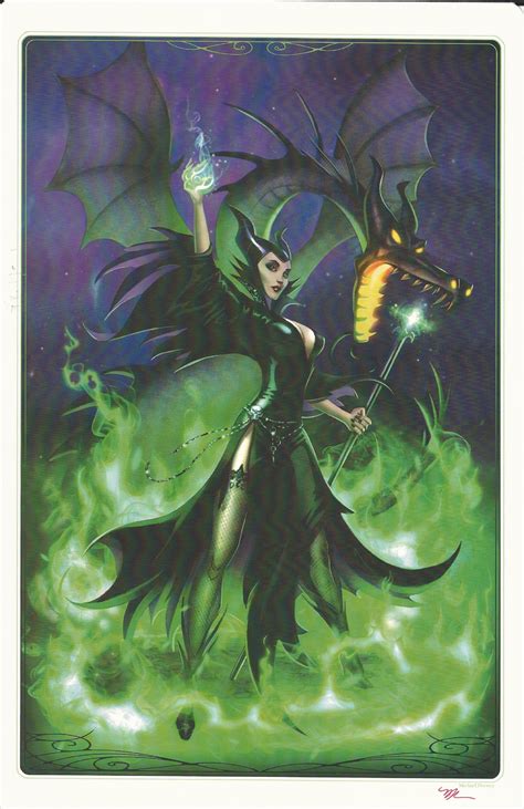 Maleficent By Michael Dooney In Alex Johnsons Kathys Art Collection
