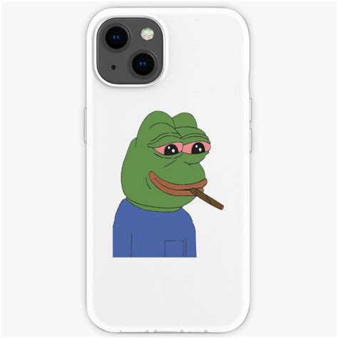Pepe Smoking Meme Iphone Case By Abusive Materia Redbubble