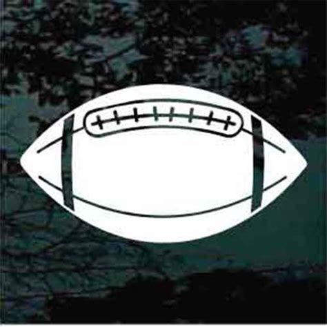 Solid Football Car Decals And Window Stickers Decal Junky