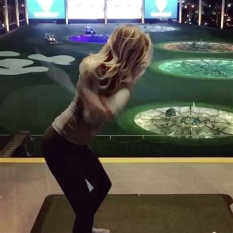 Paulina Gretzky Shows Off Her Golf Swing Gives Credit To