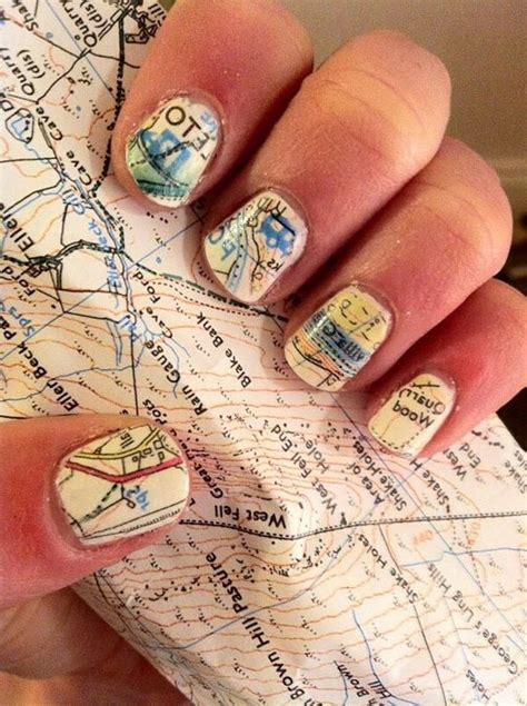 Map Nail Art Musely