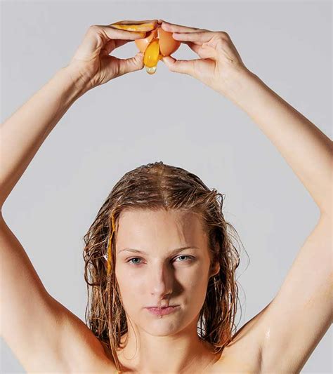 Allegedly it has something to do with protiens in the eggs that help your hair, but are destroyed at low temperatures during the cooking process. How Eggs Prevent Hair Loss And Aid Hair Growth