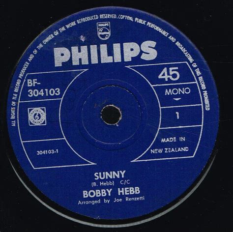 Bobby Hebb Sunny Bread 1966 Vinyl Discogs