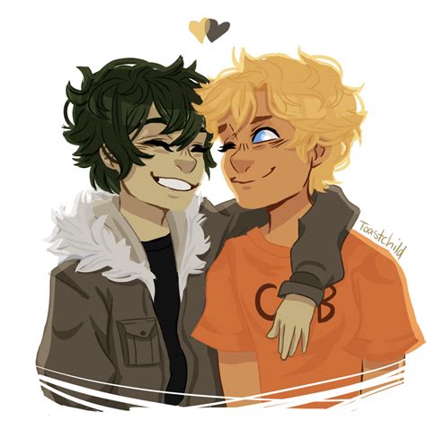 Solangelo Fanart Pinterest Two Digital Bust Drawings Of Will And Nico Sit Opposite Side The