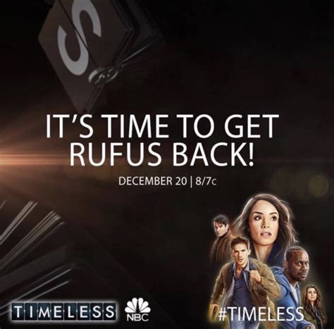 Timeless Nbc Announces Premiere Of Two Hour Series Finale Canceled