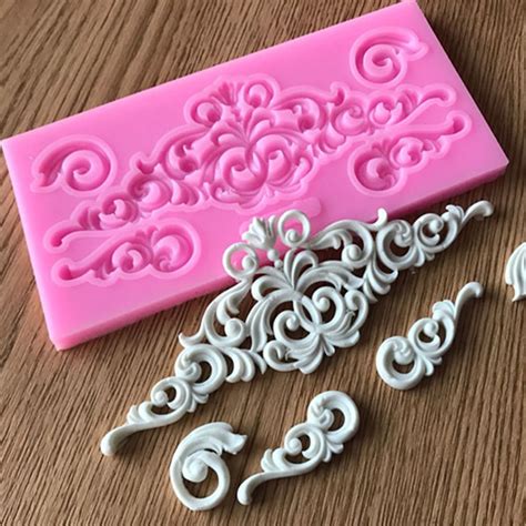 View top rated cake decorating and fondant recipes with ratings and reviews. Pop DIY Sugar craft Cake Vintage Relief Border Silicone ...