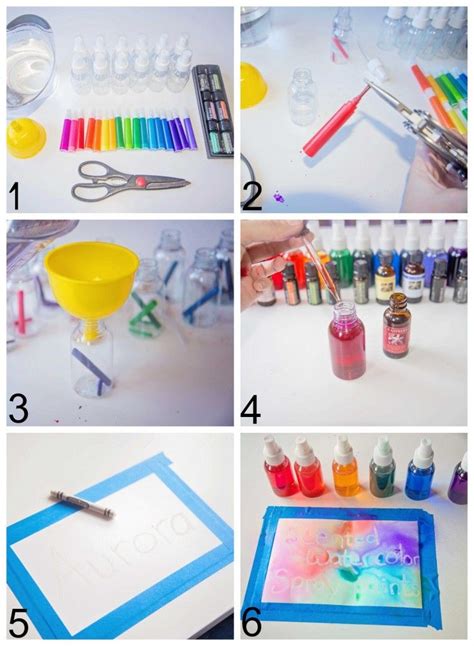 Make These Diy Scented Liquid Watercolor Spray Paints With Just Three