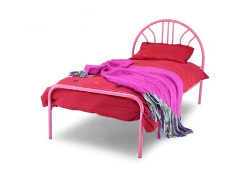 Metal Beds Miami 3ft 90cm Single Pink Bed Frame By Metal Beds Ltd