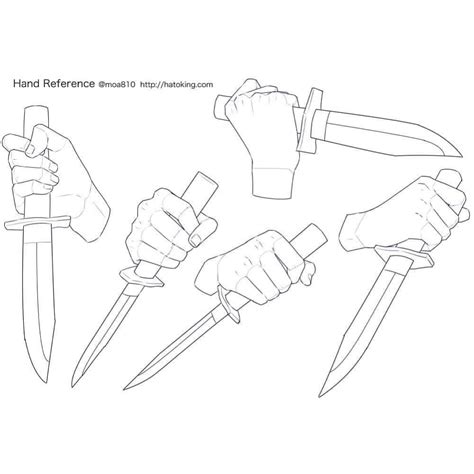 Knife Drawing Hand Drawing Reference Drawing Reference Poses Drawing