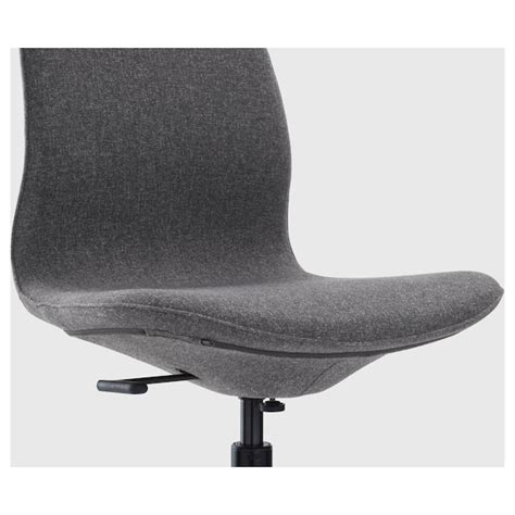 LÅngfjÄll Office Chair Gunnared Dark Gray Black Ikea