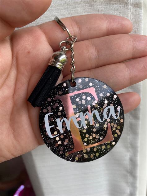 Personalized Acrylic Keychain Bridesmaid T Birthday Etsy