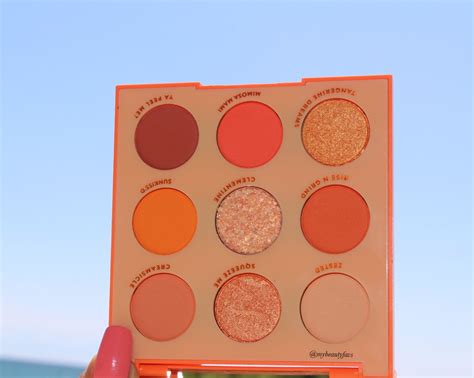 Colourpop Orange You Glad Eyeshadow Palette Swatches — Mybeautyfavs