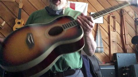 Oscar Schmidt OF2 Folk Acoustic Guitar YouTube