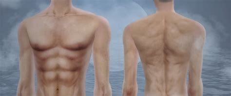 My Sims 4 Blog Ocean Skin For Males By 1000formsoffear