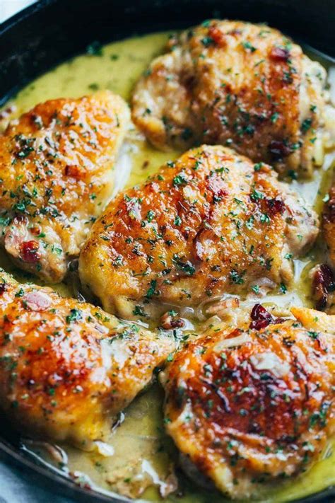 A chicken is roasted to perfection in an everyday cast iron skillet, taking just minutes to prepare and less than an hour to roast. Cast Iron Chicken Recipes That'll Make You Want To Kiss ...