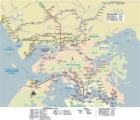 Historical Metro Maps Of Hong Kong And Shenzhen Johomaps