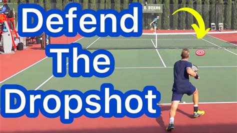 How To Win When Your Opponent Hits A Dropshot Tennis Singles Strategy Youtube