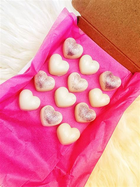 Highly Scented Soy Wax Melts Heart Shape Etsy