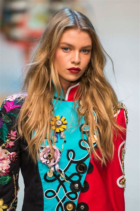 Stella Maxwell On The Runway At Dolce And Gabbana Spring