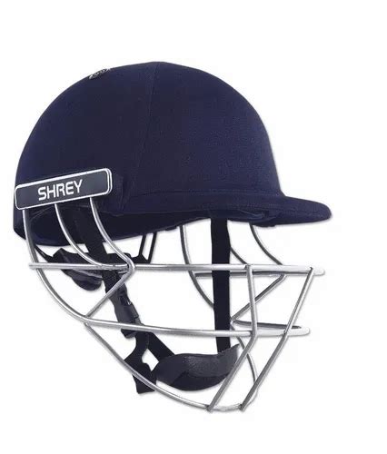 Navy Blue Shrey Classic Steel Cricket Helmet 1 Kg 200 G Size Medium