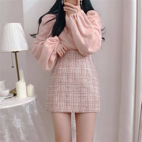 Women Soft Outfit Aesthetic Stylish Christmas 2020 Cute K Pop Shopping