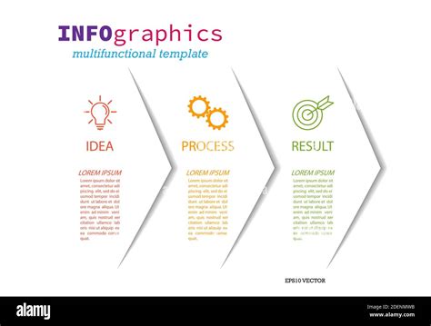Infographics Vector Template With Pictograms For Business And Finance