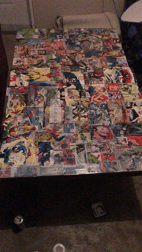 Comic Book Table Etsy