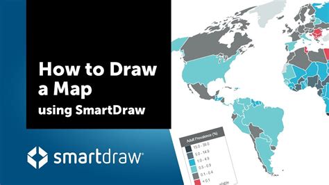How To Draw A Map Using Smartdraw Youtube