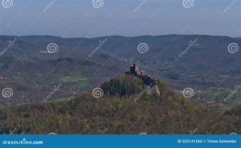 View Over The Southern Palatinate Forest Near Annweiler Germany With