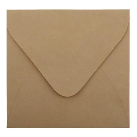 50pcs Kraft Paper Envelopes For Wedding Announcement 16x11cm On