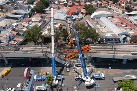 Mexico City Metro Overpass Collapses Onto Road Kills At Least 20