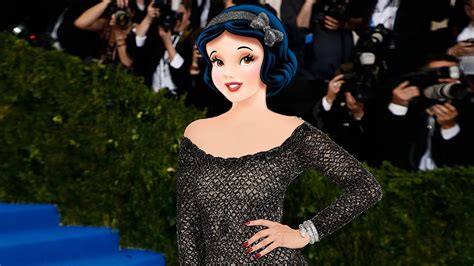 Artist Depicts Disney Princesses On The Met Gala Red Carpet Teen Vogue