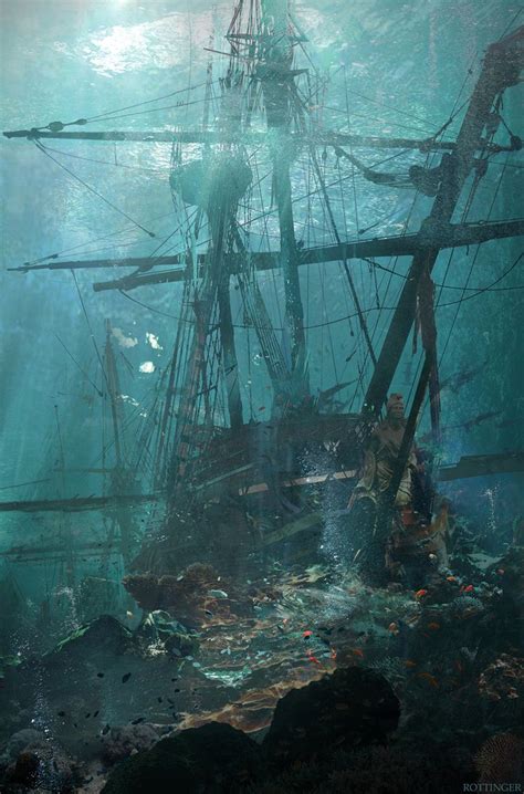 Looking for the best wallpapers? Ship Wreck, Blake Rottinger on ArtStation at https://www ...