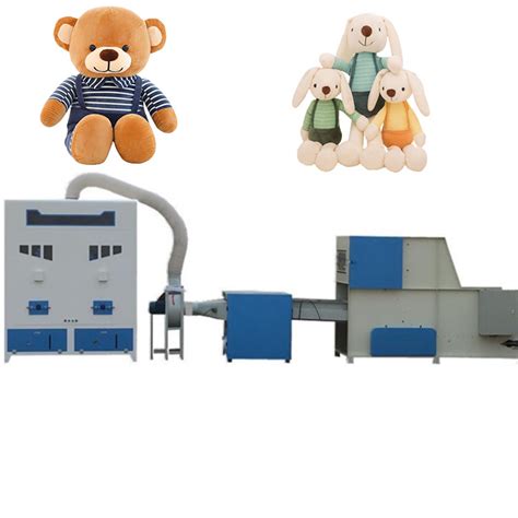 Pillow Fiber Stuffing Machine Toy Teddy Bear Filling Machine China