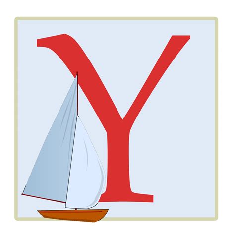 Letter Y Yacht Illustration Free Stock Photo Public Domain Pictures